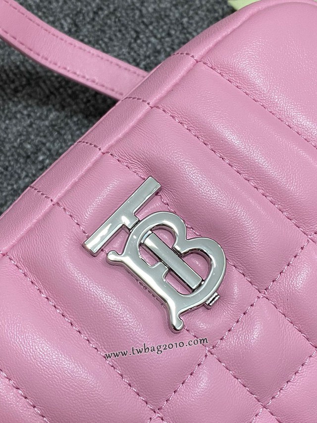 Burberry專門店新款絎縫款Lola蘿納相機包 巴寶莉羔羊皮小斜挎女包 yxb1088